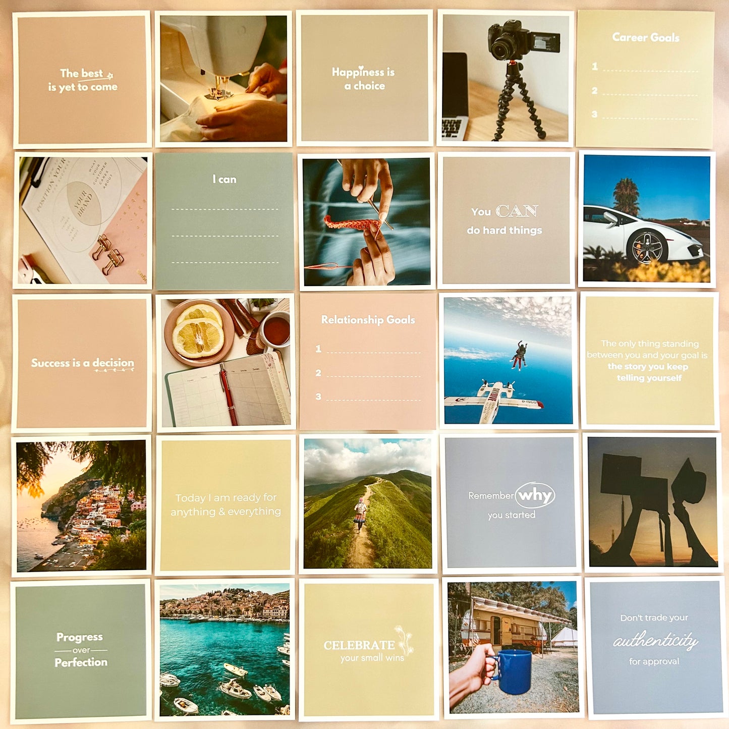 Vision Board Kit (With Wall Accessories)