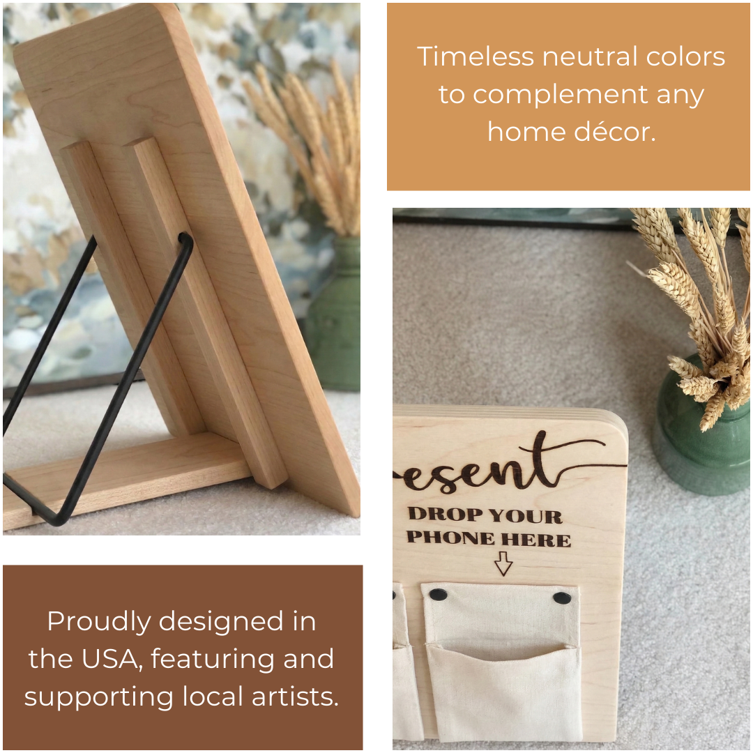 Be Present Wood Phone Board (Small)