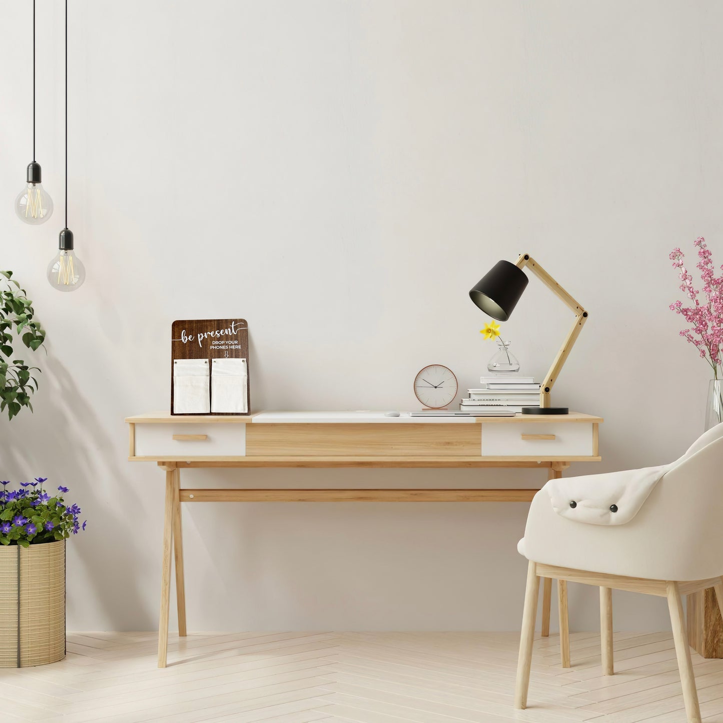 Be Present Wood Phone Board (Small)