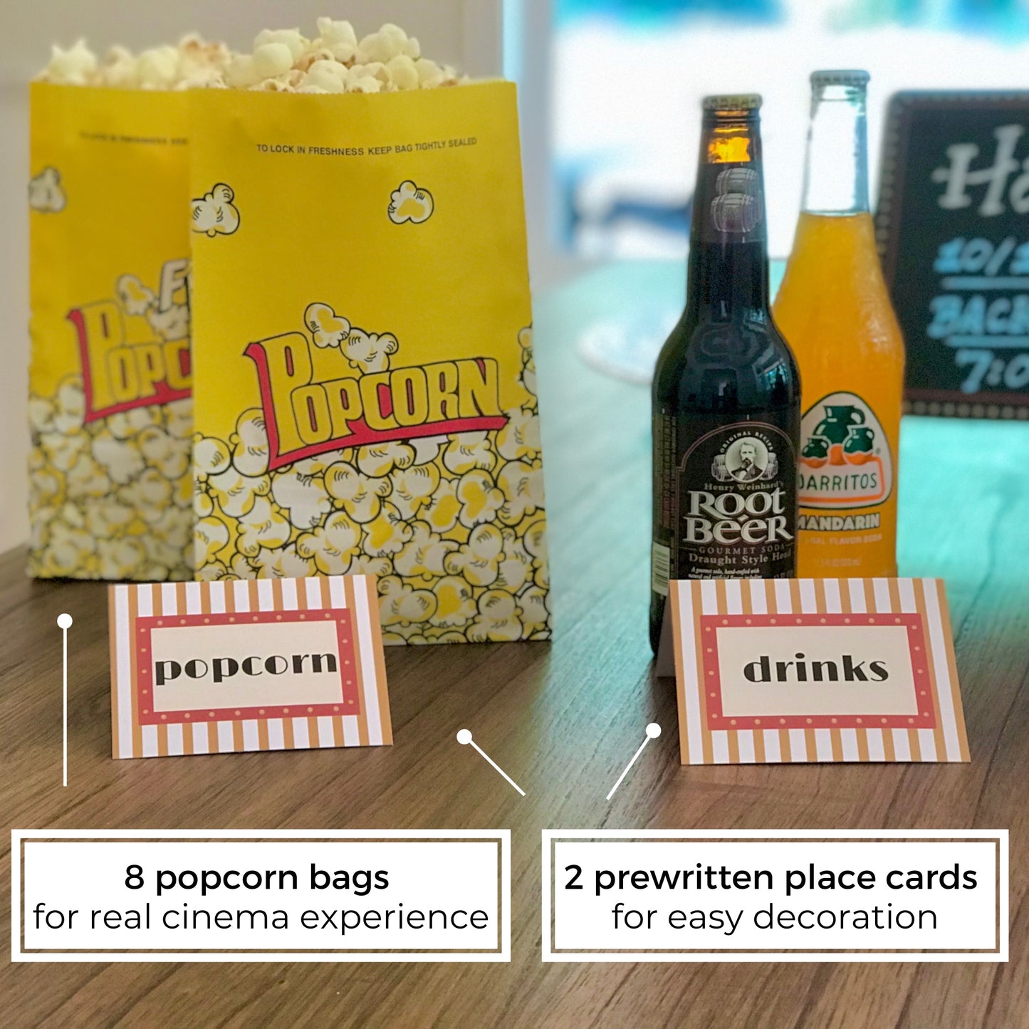 Movie Night DIY Ticket Kit