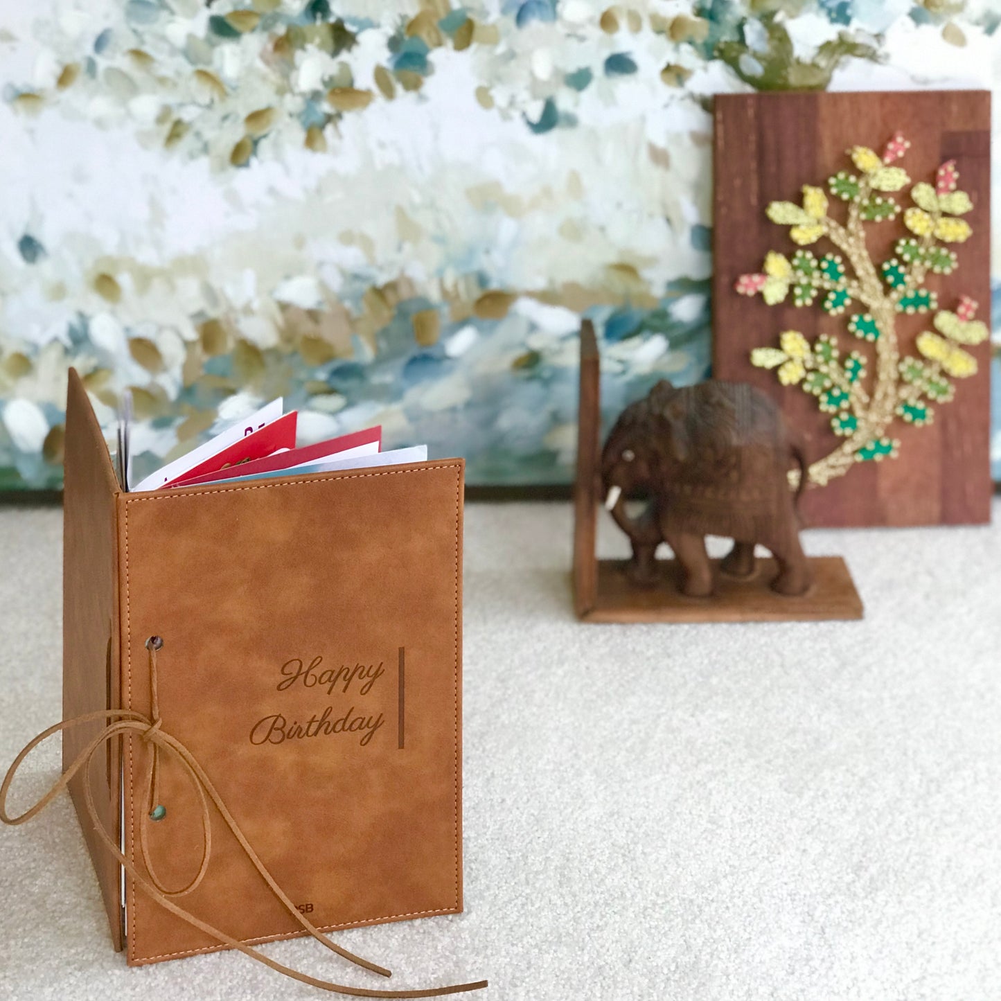 "Happy Birthday" Card Keeper Kit