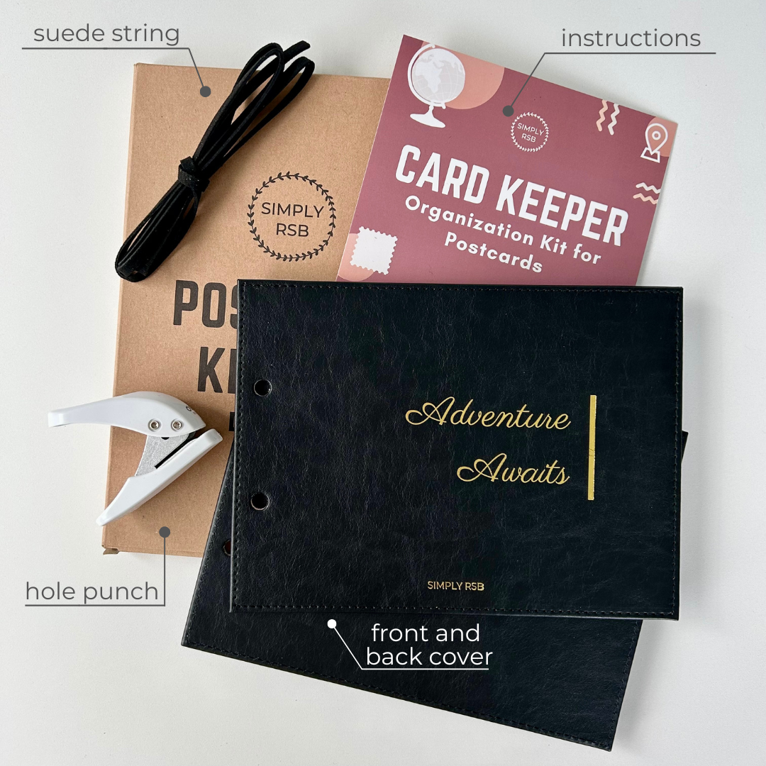 Postcard Organizer Kit (Adventure Awaits)
