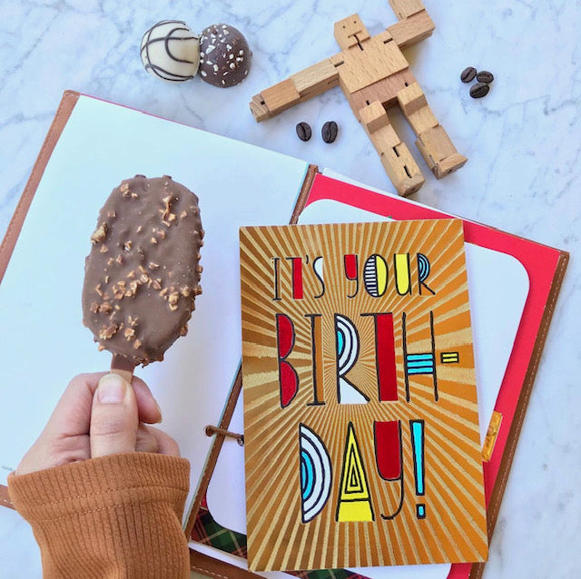 "Happy Birthday" Card Keeper Kit