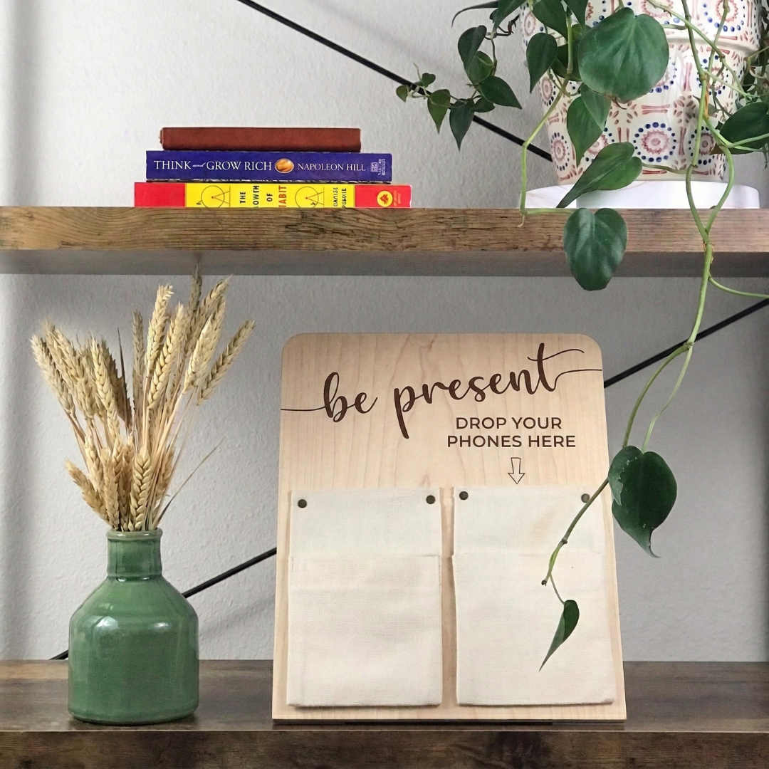 Be Present Wood Phone Board (Small)