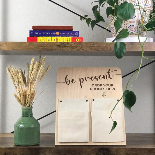 Be Present Wood Phone Board (Small)