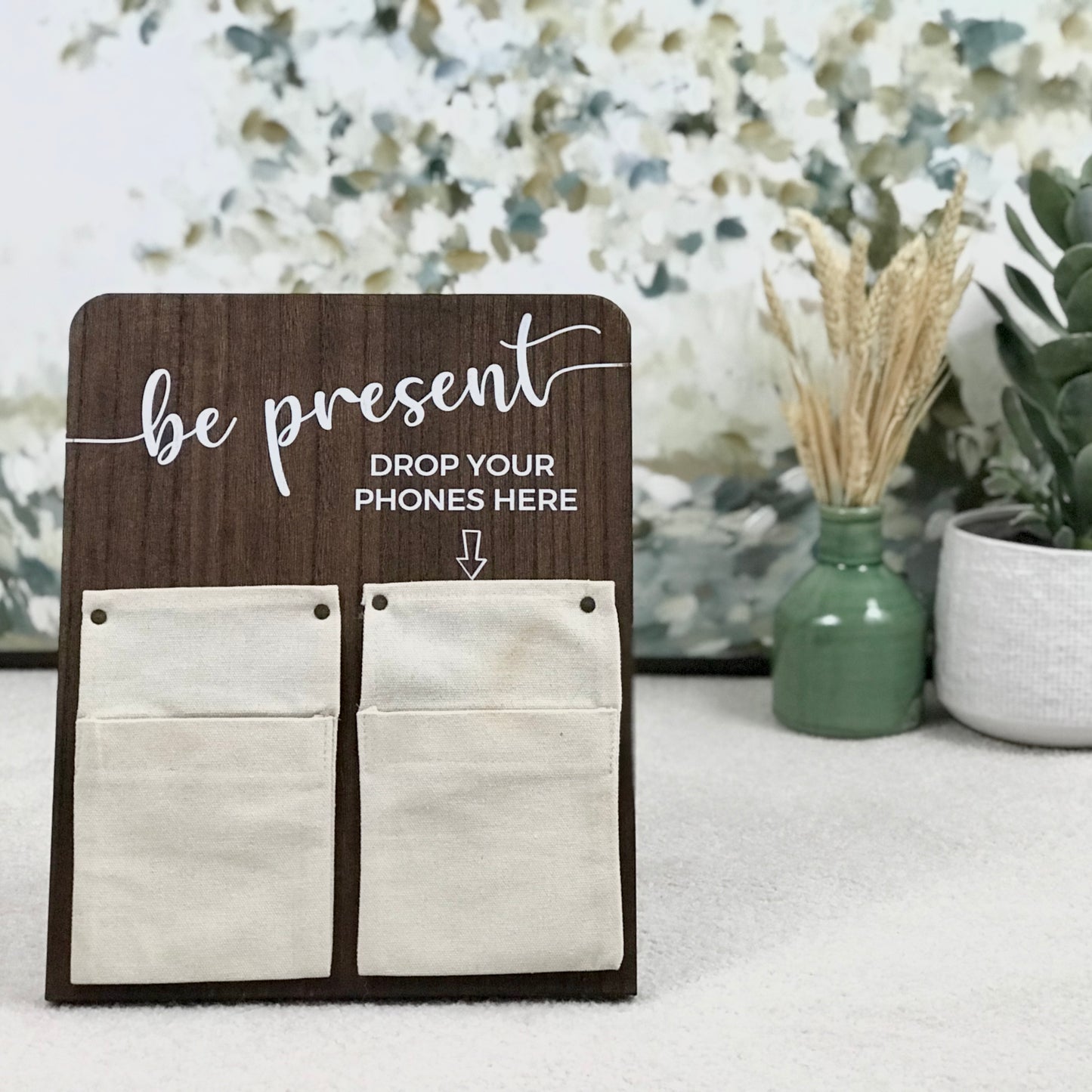 Be Present Wood Phone Board (Small)